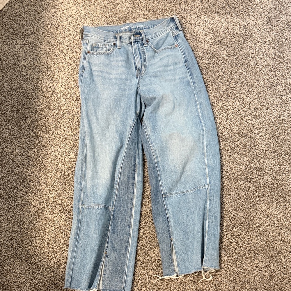 Old Navy Light Blue Straight Leg Jeans